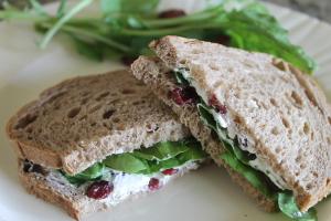 Rocca-Cranberry Labna Sandwich