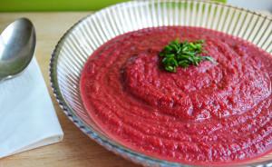 Roasted Beets & Carrot Soup