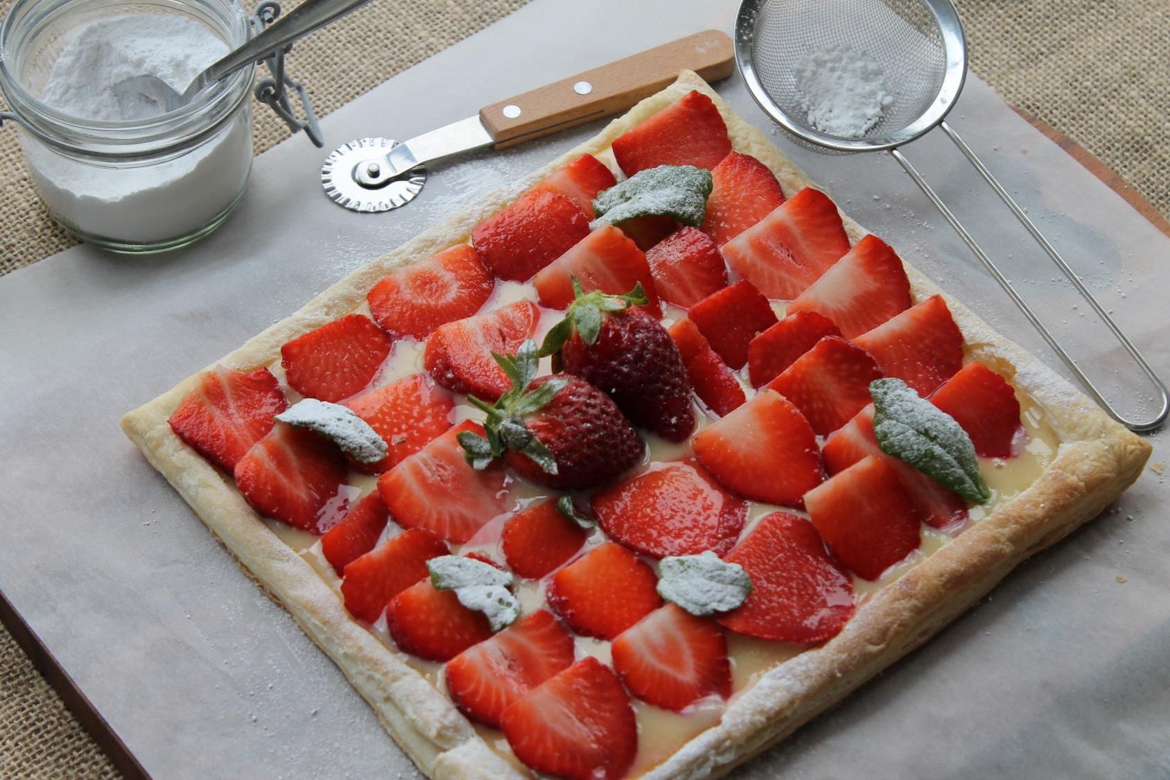 strawberry tart”