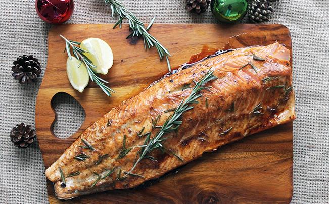 Molasses & Ginger Roasted Salmon