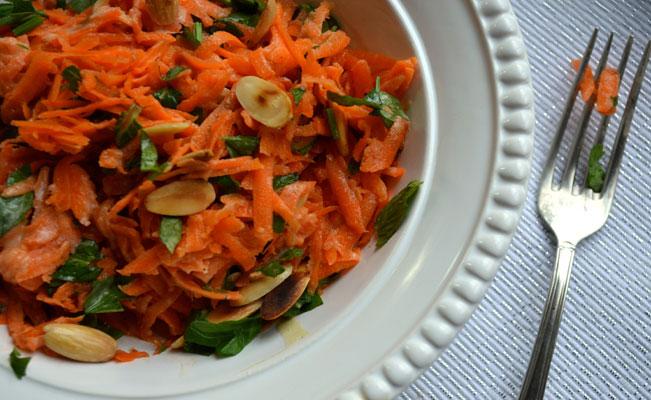 Shredded Carrot & Coriander Salad