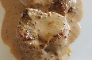 Easy Veal Fillet with Instant Dijon Mustard Sauce
