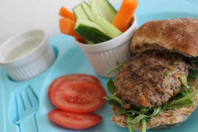 No-Junk Kids’ Burger