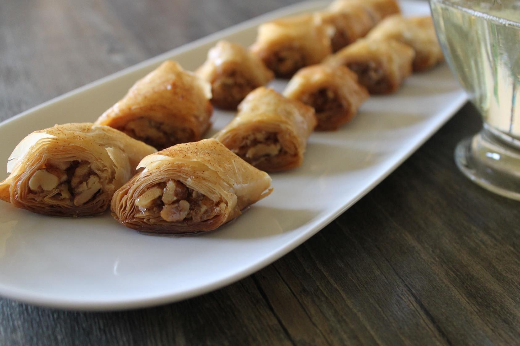 Rolled Walnut Baklava