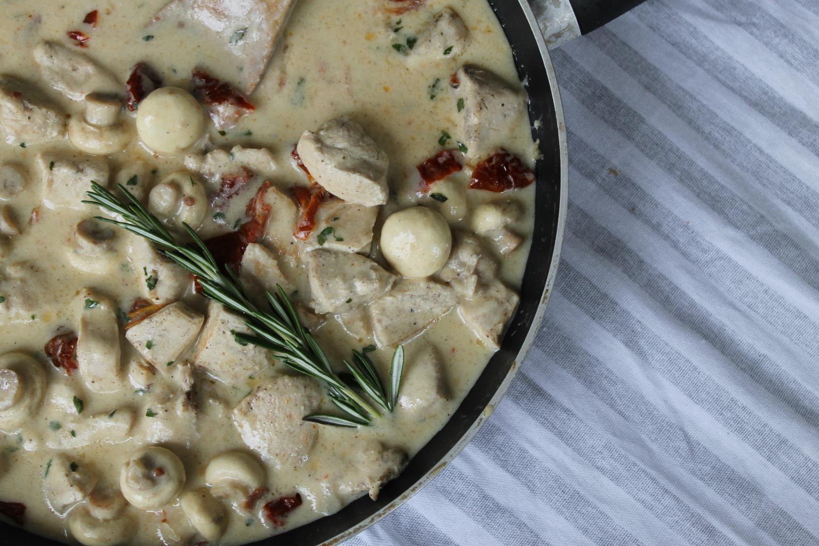 Guiltless Creamy Chicken Mushroom