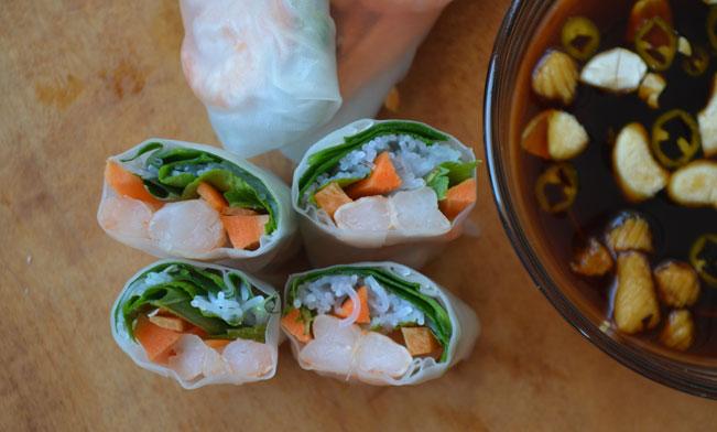 Soft Shrimp Rolls