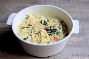 One pot pasta tagliatelle