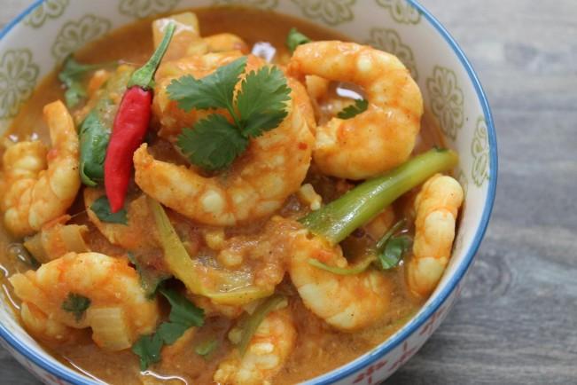 easy shrimp curry’