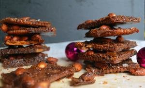 Chewy Toffee & Nut On Biscuits