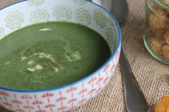 creamy spinach soup”’