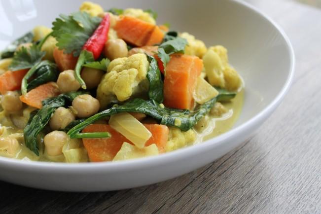 sweet potato vegetable curry