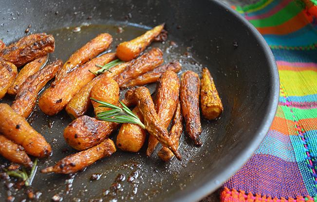 Butter & Garlic Roasted Carrots