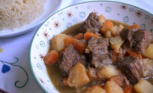 Meat Cubes with Carrots & Potatoes