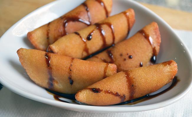 Savoury Qatayef with Sun-Dried Tomatoes & Cheese