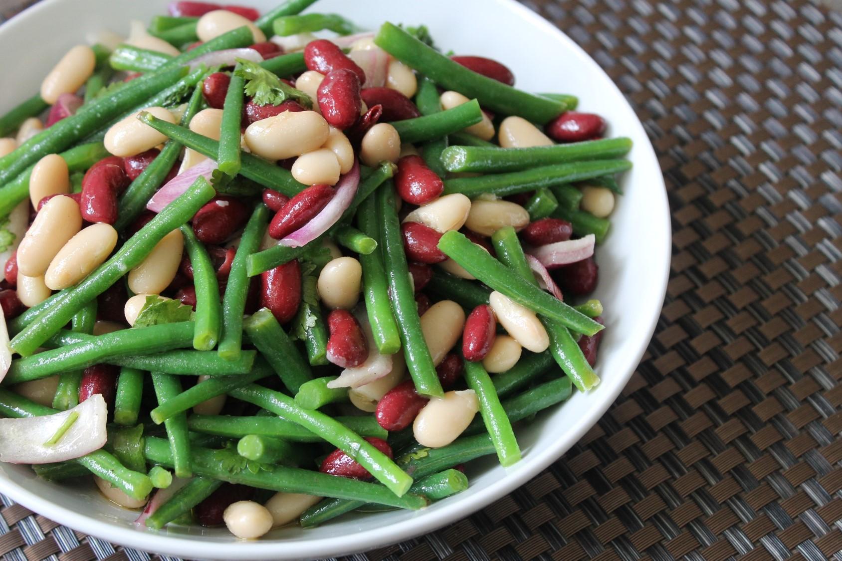 Mixed Bean Salad Cairo Cooking