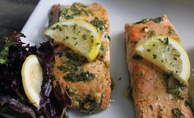 baked-salmon-with-fresh-herbs