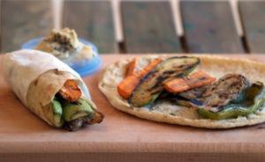 Grilled Veggie Rolls with Cashew Cheese