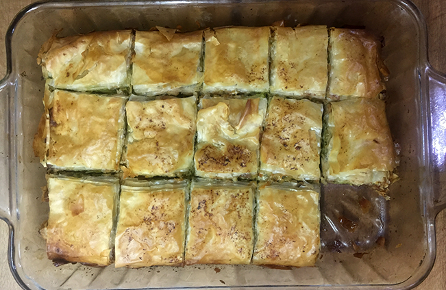 Chicken & Broccoli Filo Pie