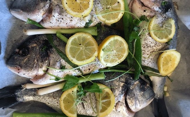 Oven-Baked Fish with Potatoes