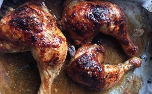 Roasted Chicken with Garlic & Balsamic