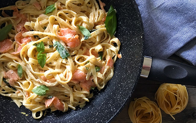 Smoked Salmon Tagliatelle