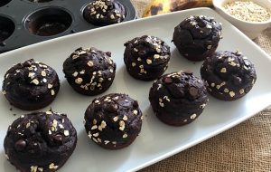 Tahini & Banana Chocolate Muffins