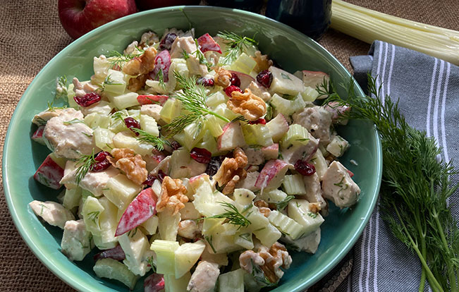 Chicken Waldorf salad