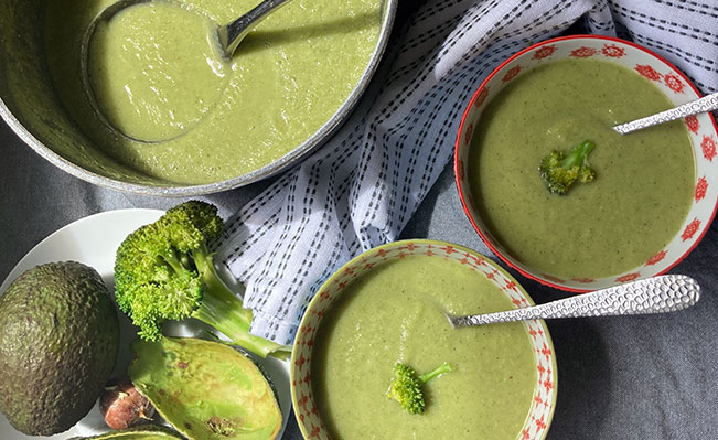 Broccoli and Avocado Soup