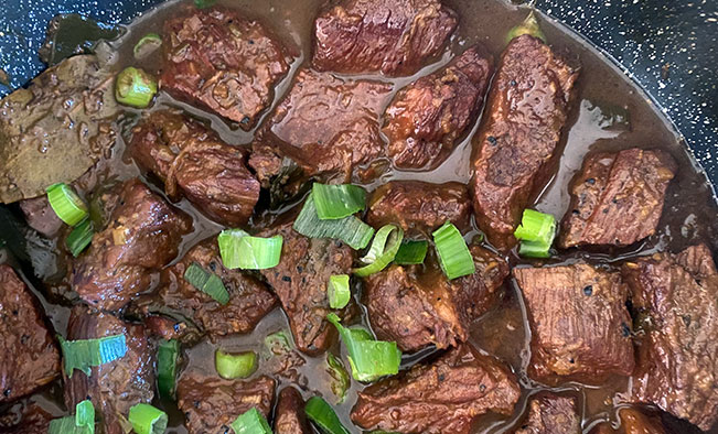 Slow-Cooked Asian Beef Cubes