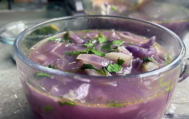 Filling Red Cabbage Soup